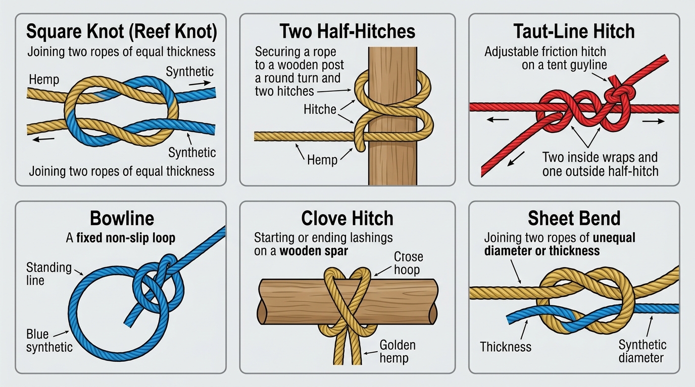 Core Foundational Scouting Knots