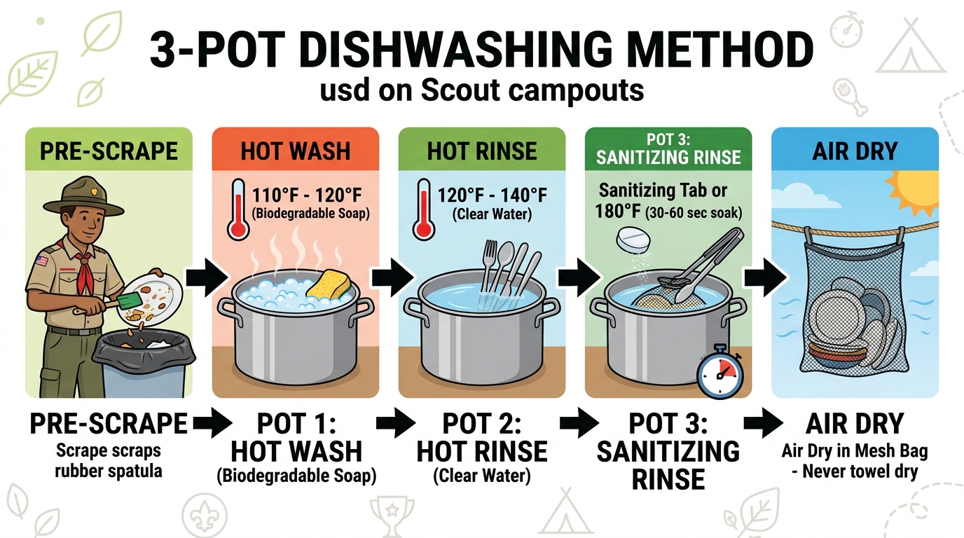 The 3-Pot Dishwashing Sanitation System